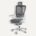 **Ergonomische bureaustoel met mesh rugleuning en verstelbare functies**